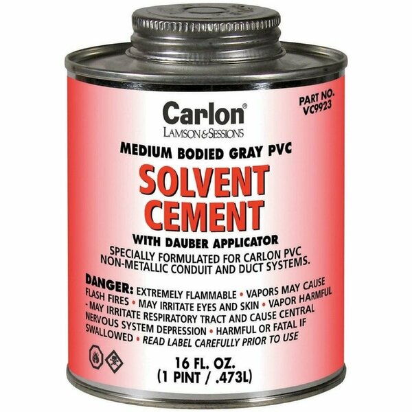 Carlon Lamson & Sessons CEMENT PVC GRAY 16OZ VC9923